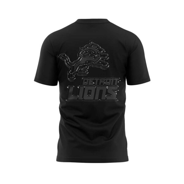 Limited Edition Detroit Lions Back In Black Uniform Shirt V2