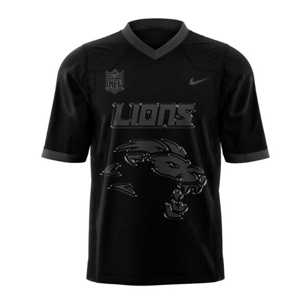 Limited Edition Detroit Lions Back In Black Uniform Jersey