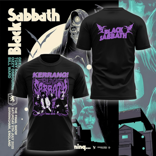 Limited Edition Thank You For The Memories” Ozzy Osbourne Black Shirt