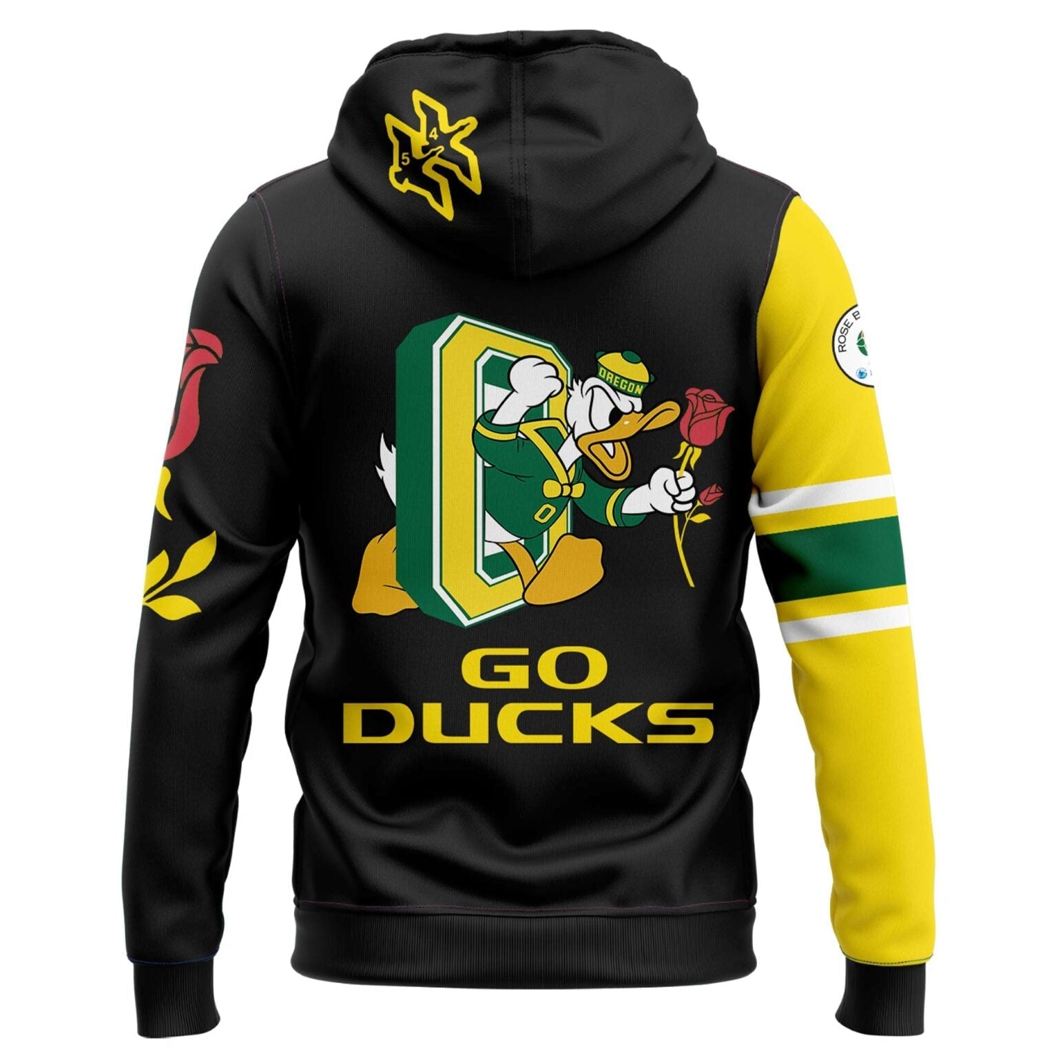Oregon Ducks Rose Bowl Game Limited Zip Hoodie