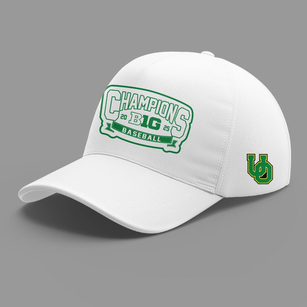 Limited Edition Oregon Baseball Big Ten 2025 Conference Champions Hoodie