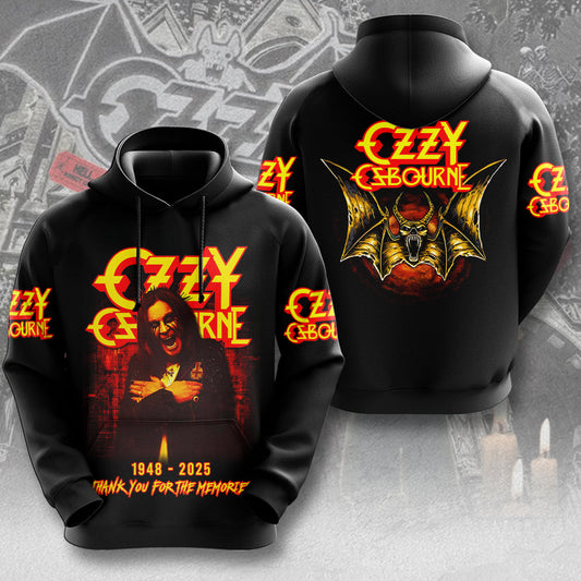 R.I.P Ozzy Osbourne Thank You For The Memories Hoodie