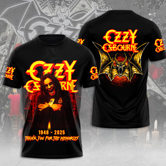 R.I.P Ozzy Osbourne Thank You For The Memories Shirt