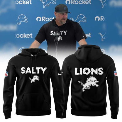 Limited Edition D Lions Coach Dan Campbell Salty Hoodie