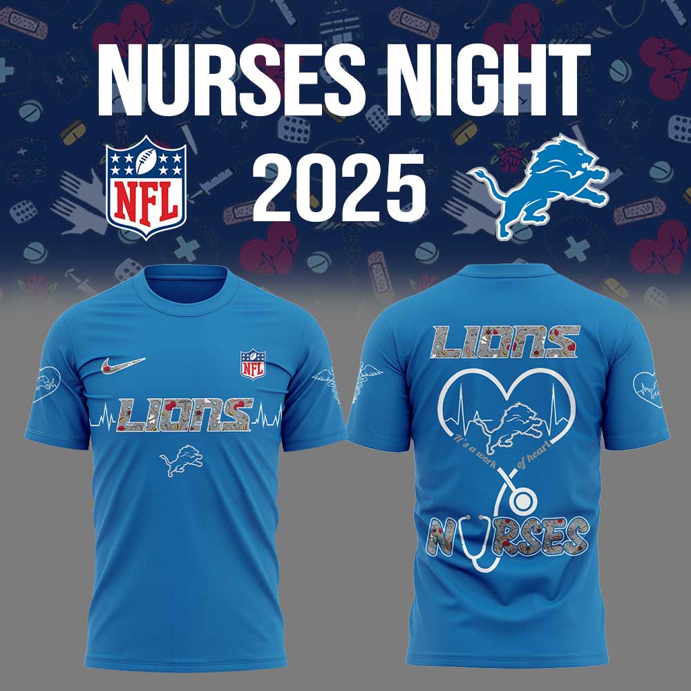 D.Lions NURSES NIGHT 2025 Combo Shirt