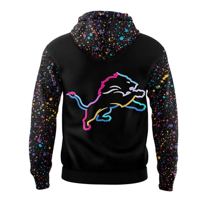 Limited Edition D Lions 2025 NFL Crucial Catch Hoodie