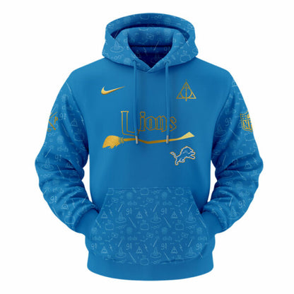 D.Lions Harry Potter Hogwarts Limited Edition Gold Hoodie