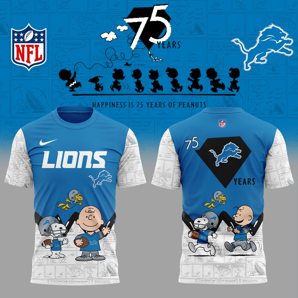 Limited Edition D.Lions 75th of Peanuts Shirt