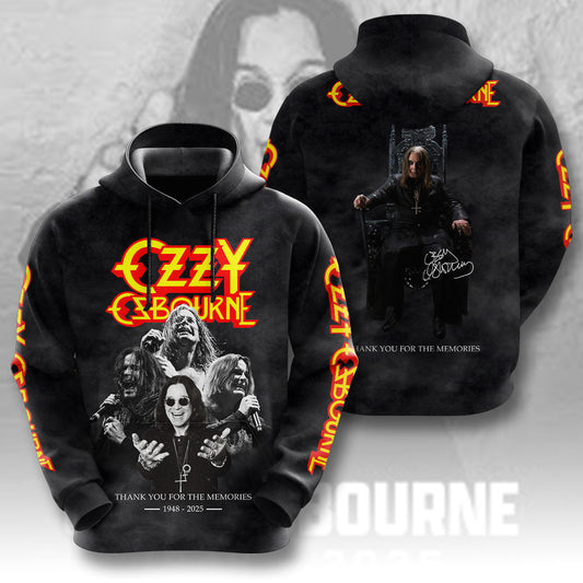 R.I.P Ozzy Osbourne Thank You For The Memories Hoodie
