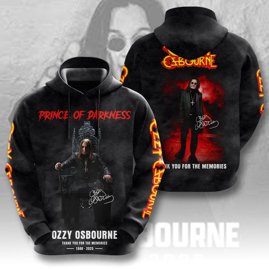 R.I.P Ozzy Osbourne Thank You For The Memories Hoodie