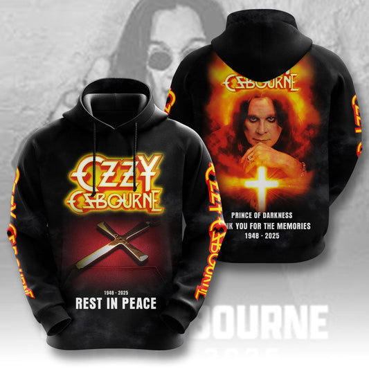 R.I.P Ozzy Osbourne Thank You For The Memories Hoodie