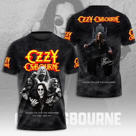 R.I.P Ozzy Osbourne Thank You For The Memories Shirt