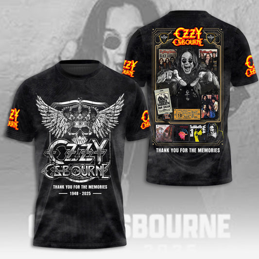 R.I.P Ozzy Osbourne Thank You For The Memories Shirt