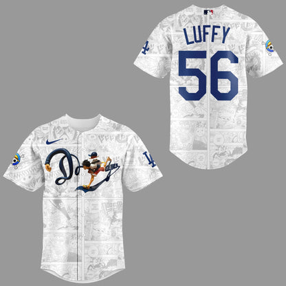 Limited Edition ONE PIECE X DODGERS Jersey-KC07052508