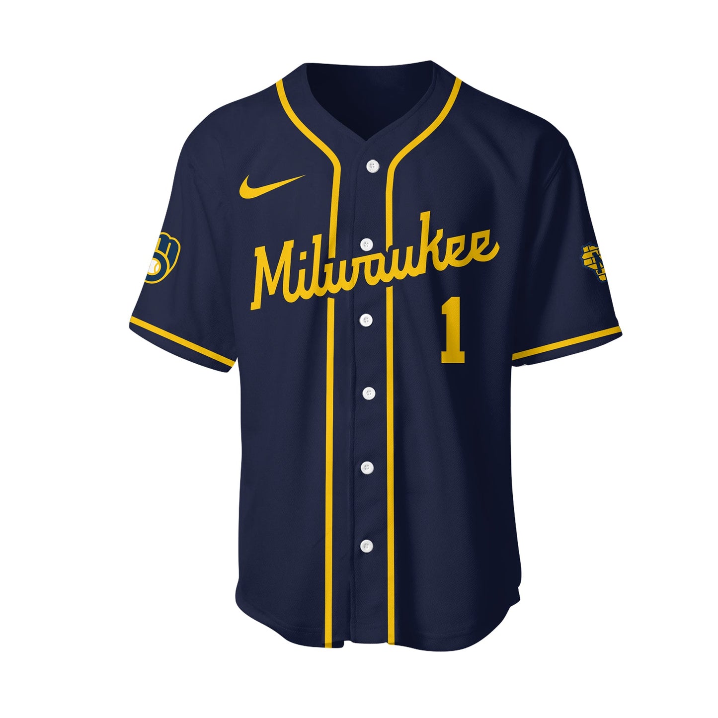 Limited Edition Brewers Baseball Honoring Mr. Baseball Bob Uecker Wh Jersey