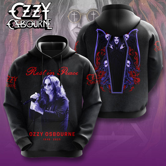 R.I.P Ozzy Osbourne Thank You For The Memories Hoodie