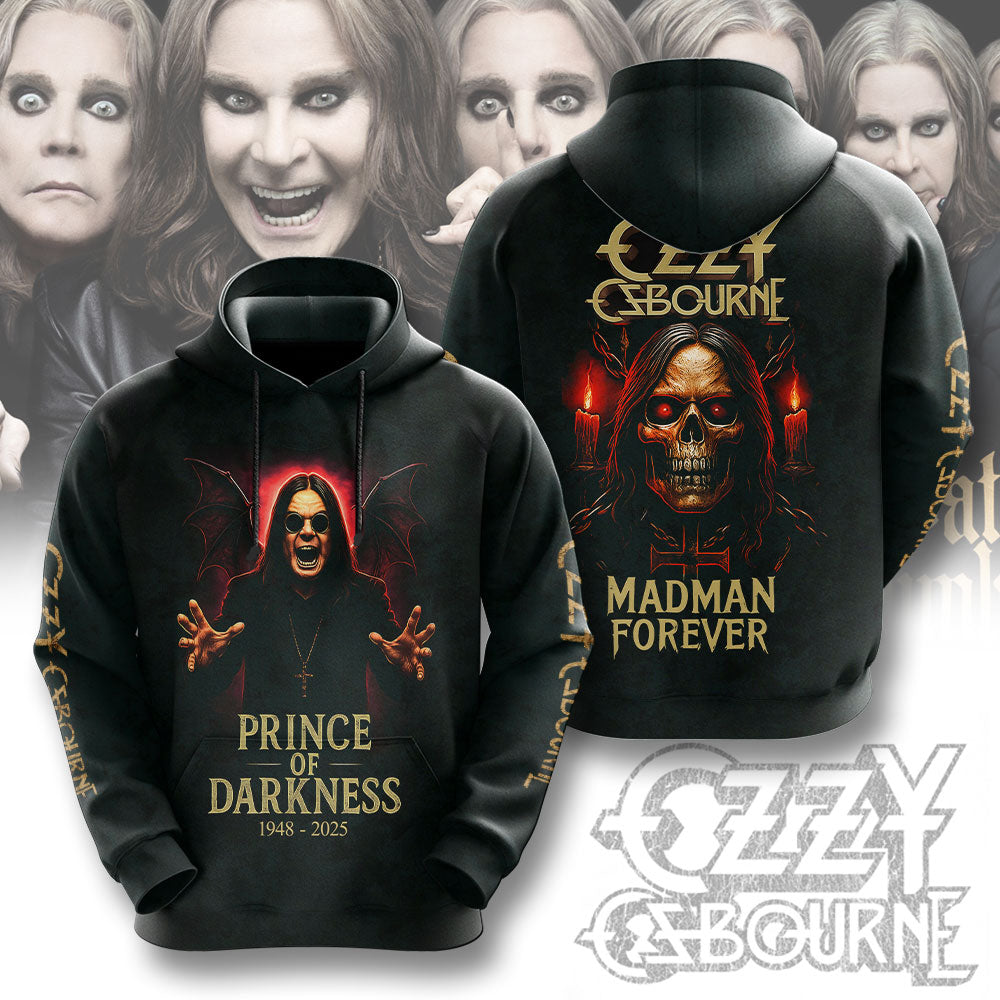 R.I.P Ozzy Osbourne Thank You For The Memories Hoodie
