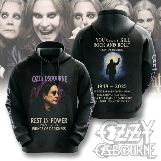 R.I.P Ozzy Osbourne Thank You For The Memories Hoodie