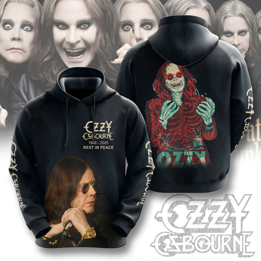 R.I.P Ozzy Osbourne Thank You For The Memories Hoodie