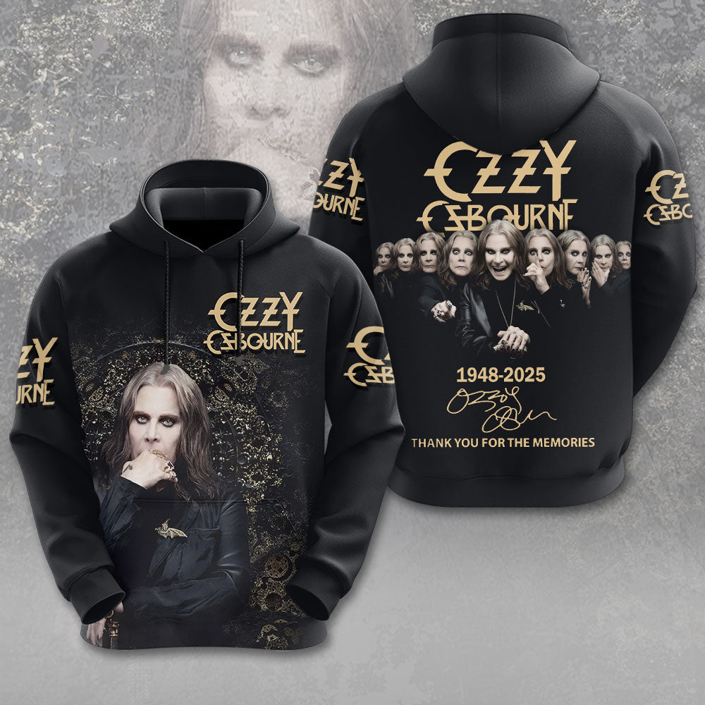 R.I.P Ozzy Osbourne Thank You For The Memories Hoodie