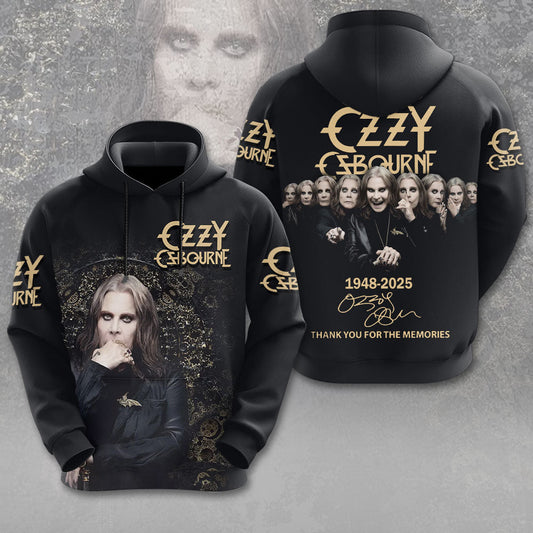 R.I.P Ozzy Osbourne Thank You For The Memories Hoodie