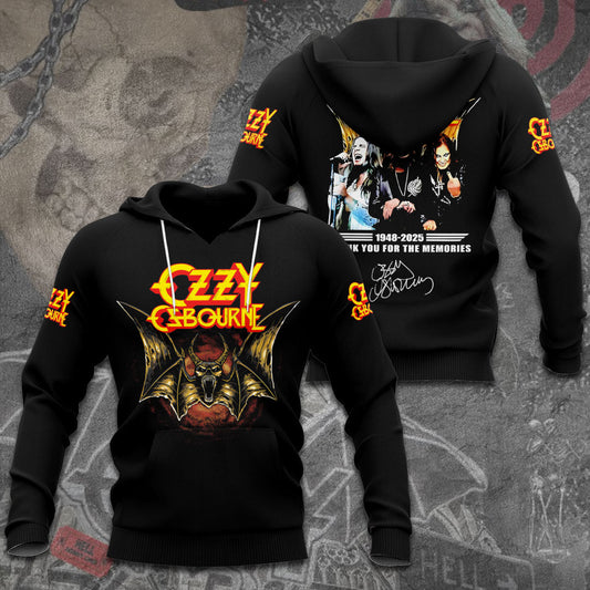 R.I.P Ozzy Osbourne Thank You For The Memories Hoodie