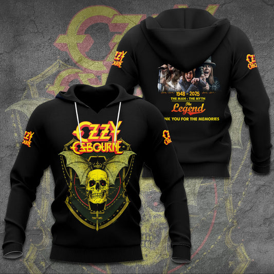 R.I.P Ozzy Osbourne Thank You For The Memories Hoodie