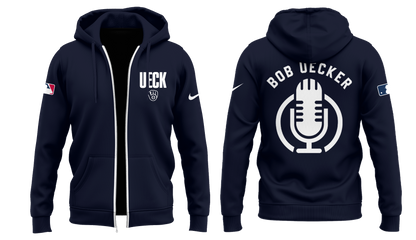 Honoring The Legend, Brewers Baseball Hall of Famer Bob Uecker Zip Hoodie