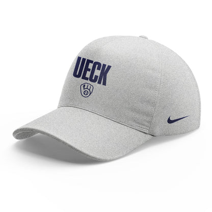 Honoring The Legend, Brewers Baseball Hall of Famer Bob Uecker Grey Zip Hoodie