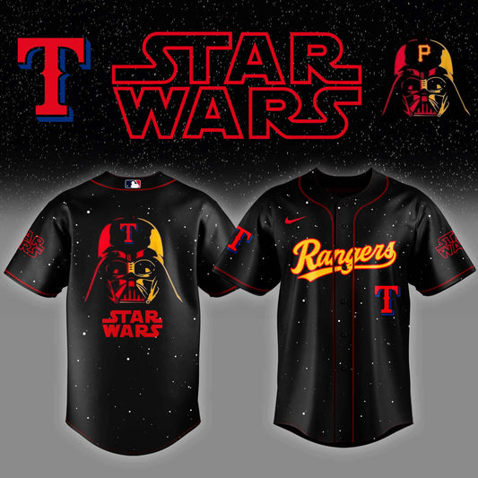 Texas Rangers x Stars Wars Night Baseball Jersey Editions Limited