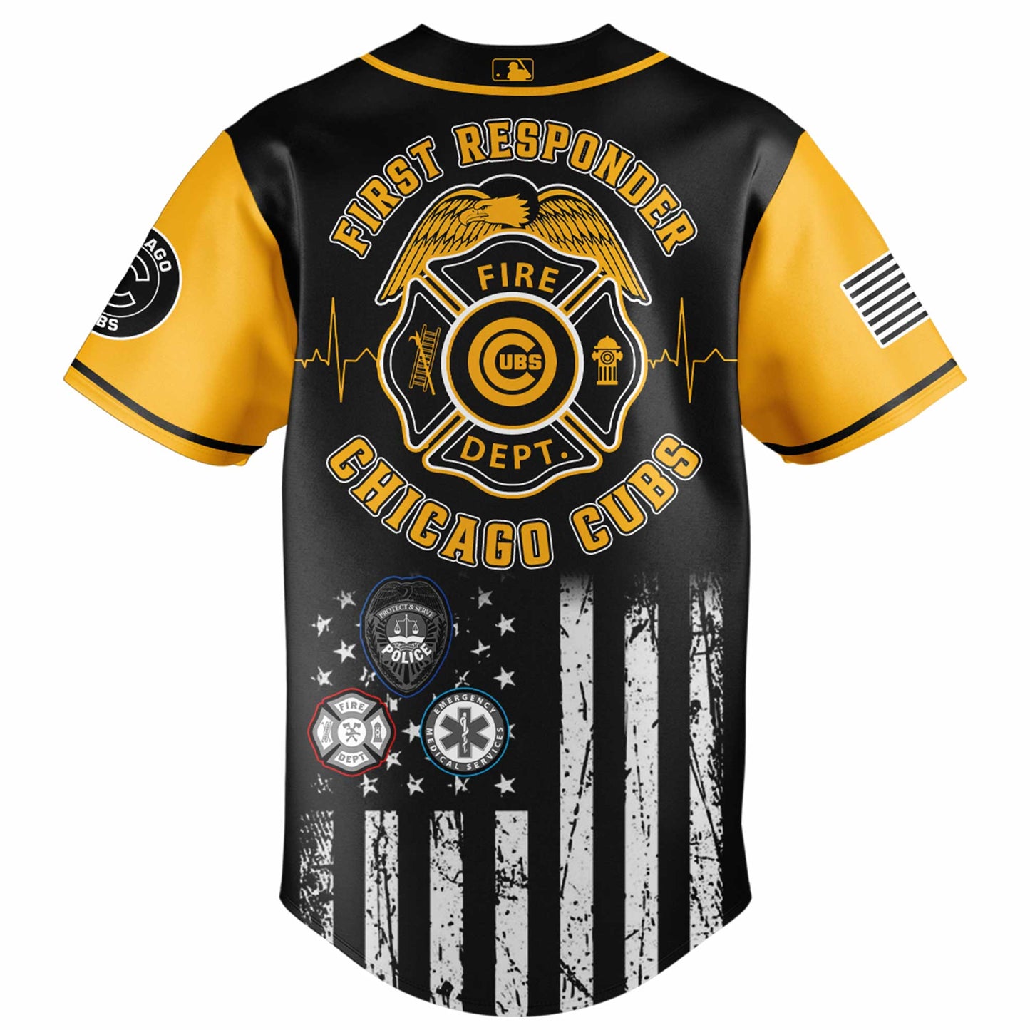 Chicago Cubs MLB x First Responders Night Jersey Limited Edition