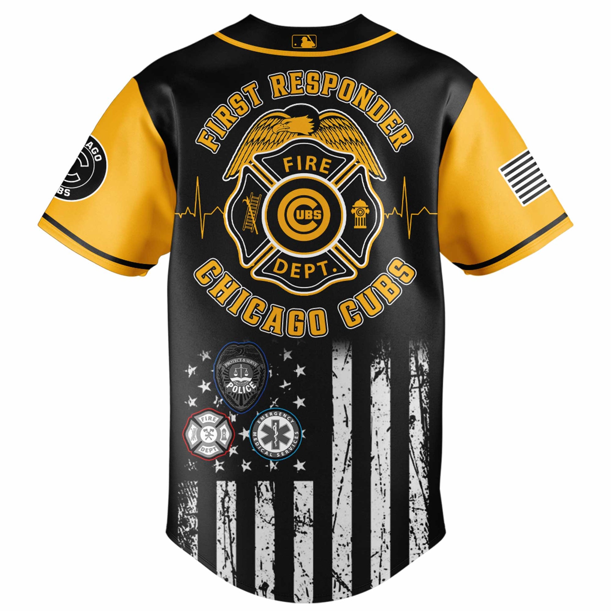 Chicago Cubs MLB x First Responders Night Jersey Limited Edition