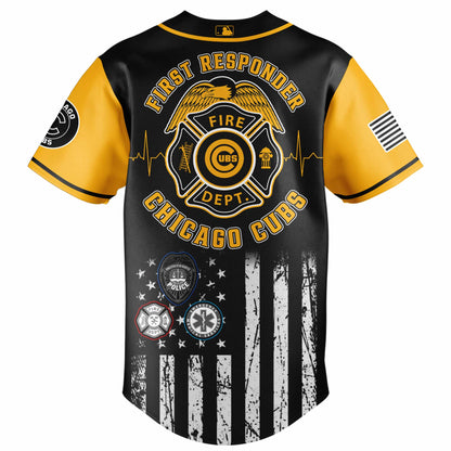 Chicago Cubs MLB x First Responders Night Jersey Limited Edition