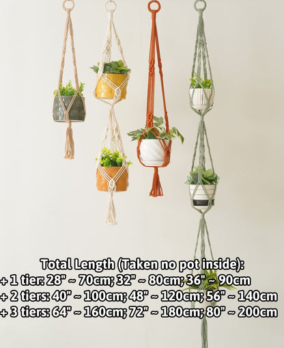 Wall Hanging Planter, Tassel Plant Hanger, Tassel Macrame, Macrame Plant Holder, Garden Decor, Gardener Gift, Boho Home Decor I31