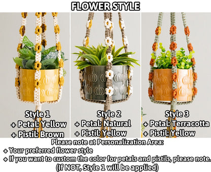 Tassel Plant Holder, Ceiling Planter, Gardening Gifts, Boho Wall Decor, Modern Macrame, Hanging Pot Holder, Indoor Garden I47