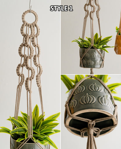 Macrame Plant Holder, Macrame Hanging, Tassel Hanger, Indoor Garden, Natural Decoration, Boho Home Decor, Hanging Pot, Macrame Planter I48