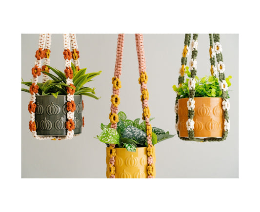 Boho Plant Hanger, Indoor Hanging Plant, Plant Hanger Long, Garden Decor, Boho Plant Holder, Plant Holder Outdoor, Mother Day Gift I46