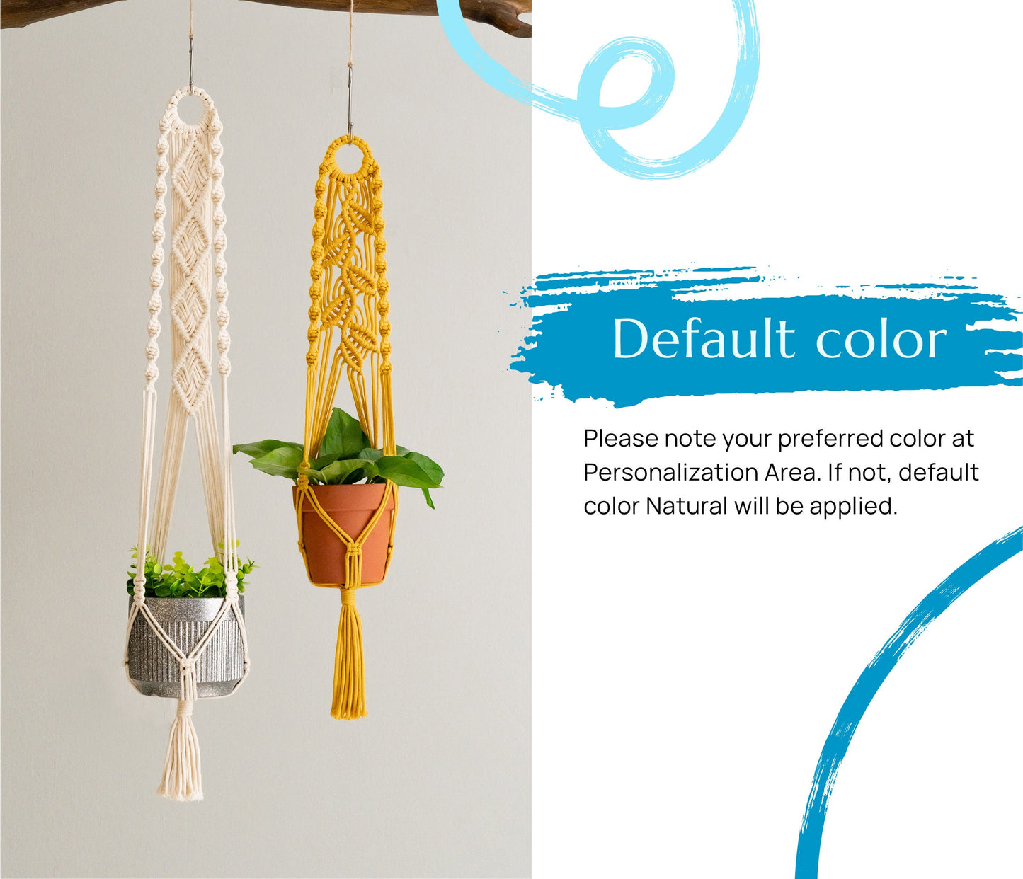 Tassel Plant Holder, Plant Wall Hanger, Indoor Planters, Gardener Gift Idea, Fringe Plant Hanger, Macrame Home Decor, Planter Indoor I71