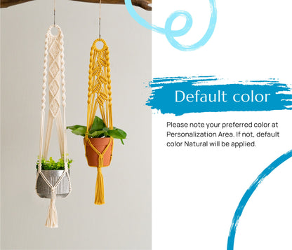 Tassel Plant Holder, Plant Wall Hanger, Indoor Planters, Gardener Gift Idea, Fringe Plant Hanger, Macrame Home Decor, Planter Indoor I71