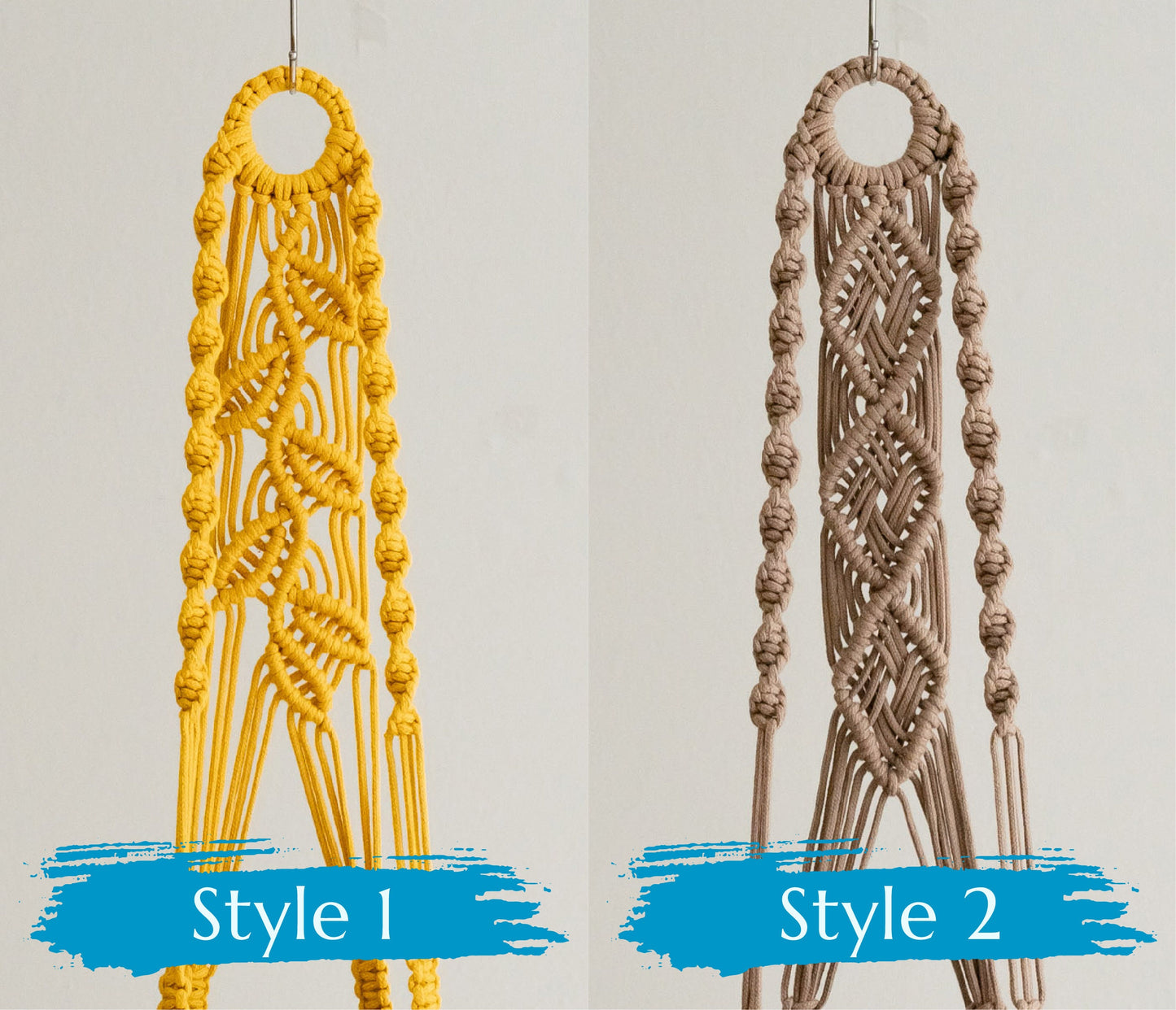 Tassel Plant Holder, Plant Wall Hanger, Indoor Planters, Gardener Gift Idea, Fringe Plant Hanger, Macrame Home Decor, Planter Indoor I71