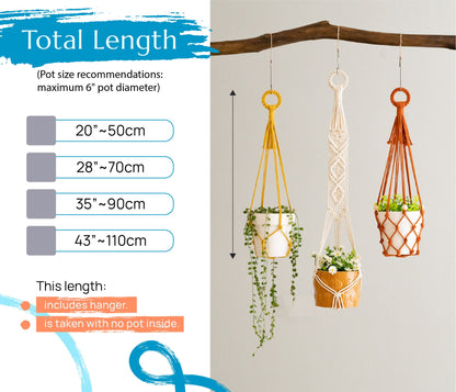 Macrame Pot Hanging, Macrame Hanging, Gift For New Home, Boho Planters, Modern Plant Hanger, Home Office Decor, Modern Plant Holder I70