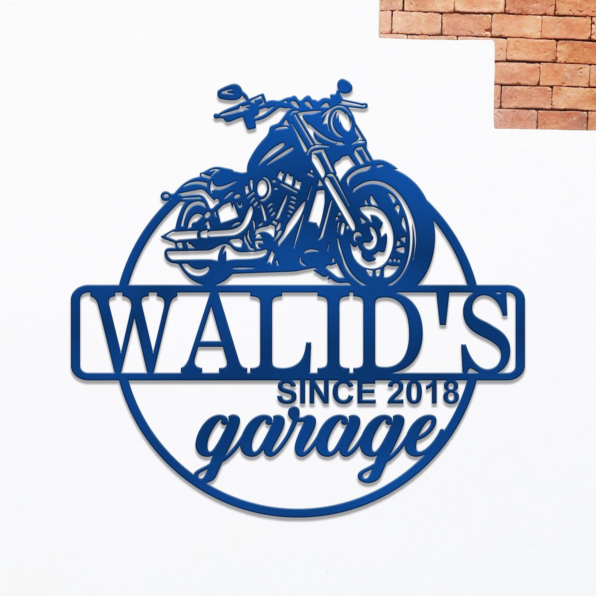 Personalized Motorcycle Metal Sign,Custom Motorcycle Garage Sign,Motorbike Wall Art,Motorcycle Name Sign,Housewarming Gift,Gift For Biker