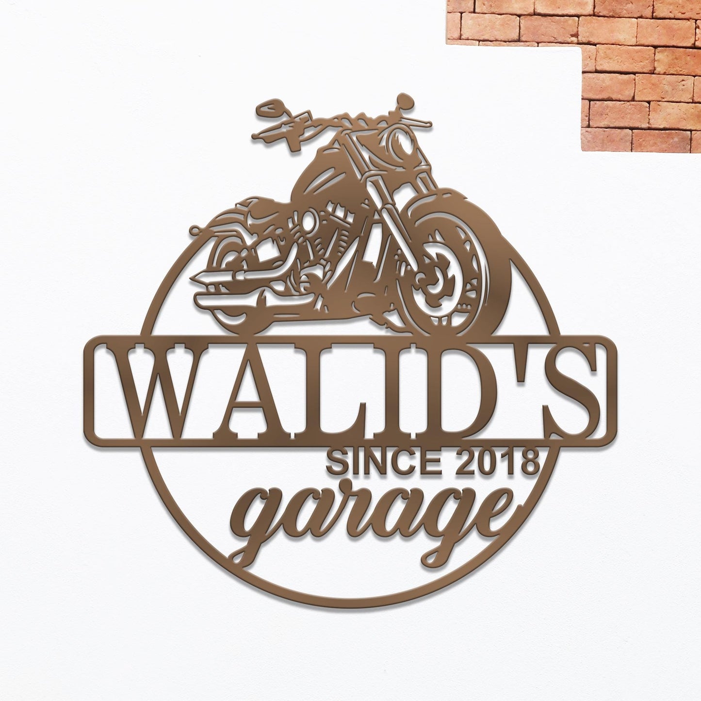Personalized Motorcycle Metal Sign,Custom Motorcycle Garage Sign,Motorbike Wall Art,Motorcycle Name Sign,Housewarming Gift,Gift For Biker