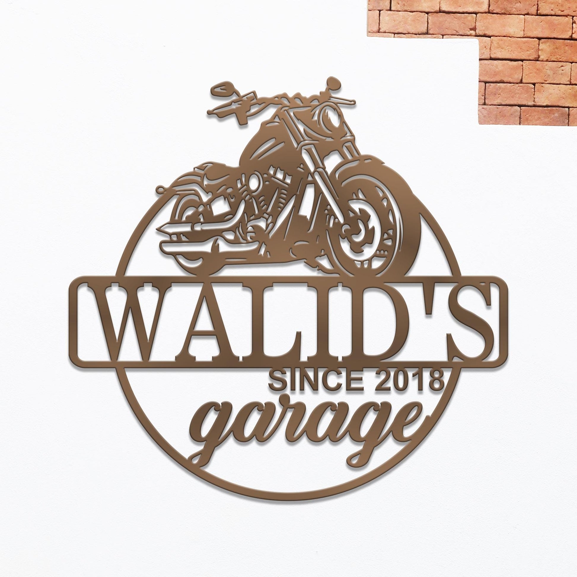 Personalized Motorcycle Metal Sign,Custom Motorcycle Garage Sign,Motorbike Wall Art,Motorcycle Name Sign,Housewarming Gift,Gift For Biker