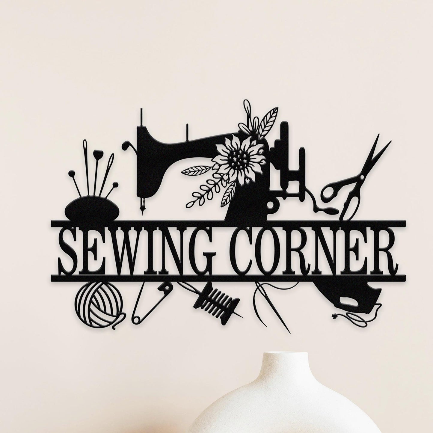 Personalized Sewing Machine Sign, Custom Sewing Room Sign, Quilting Sign For Sewing room Decor,Sewing Room Wall Decor, Gift for Mom, Grandma