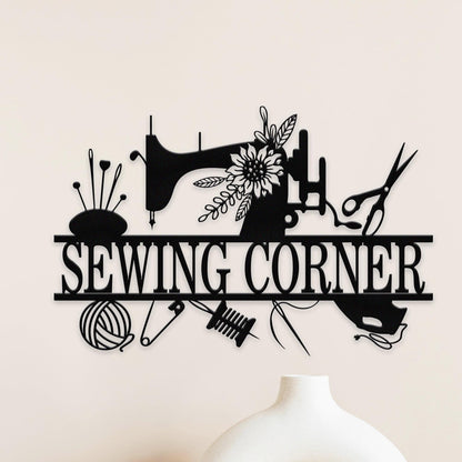 Personalized Sewing Machine Sign, Custom Sewing Room Sign, Quilting Sign For Sewing room Decor,Sewing Room Wall Decor, Gift for Mom, Grandma