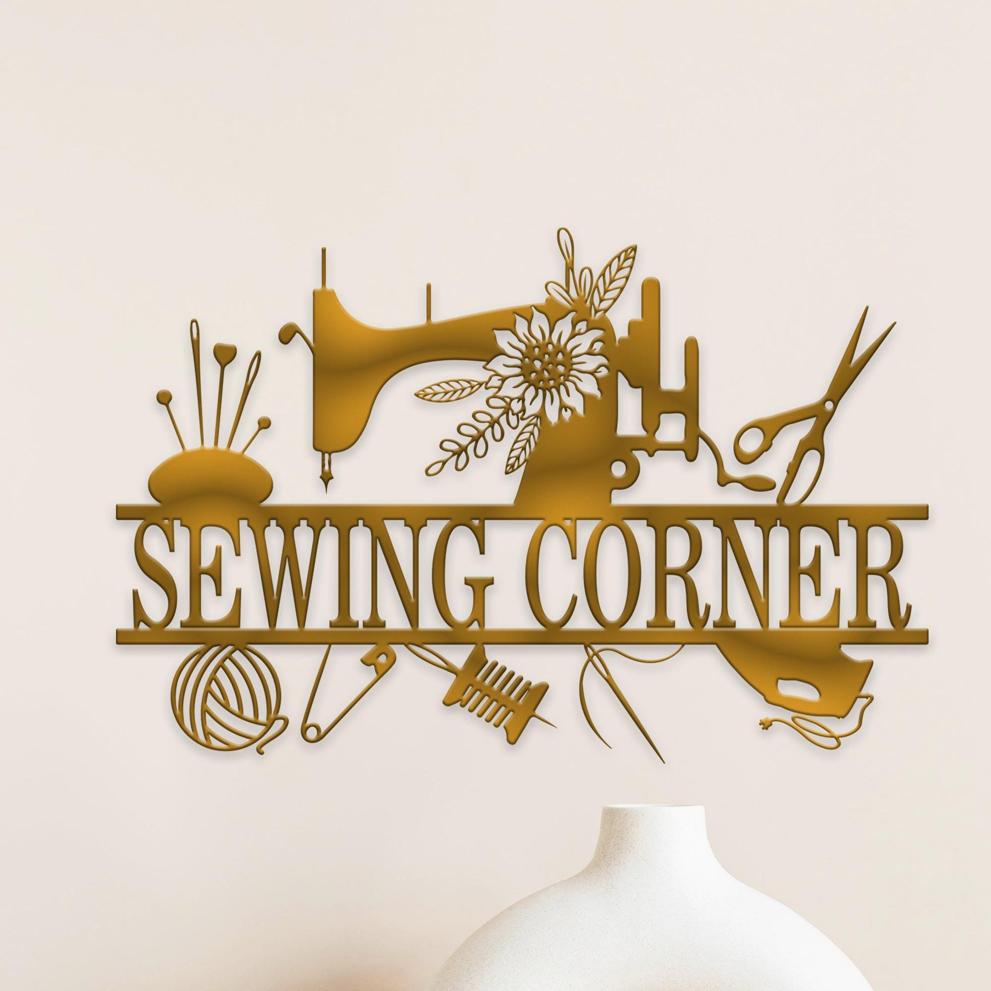 Personalized Sewing Machine Sign, Custom Sewing Room Sign, Quilting Sign For Sewing room Decor,Sewing Room Wall Decor, Gift for Mom, Grandma