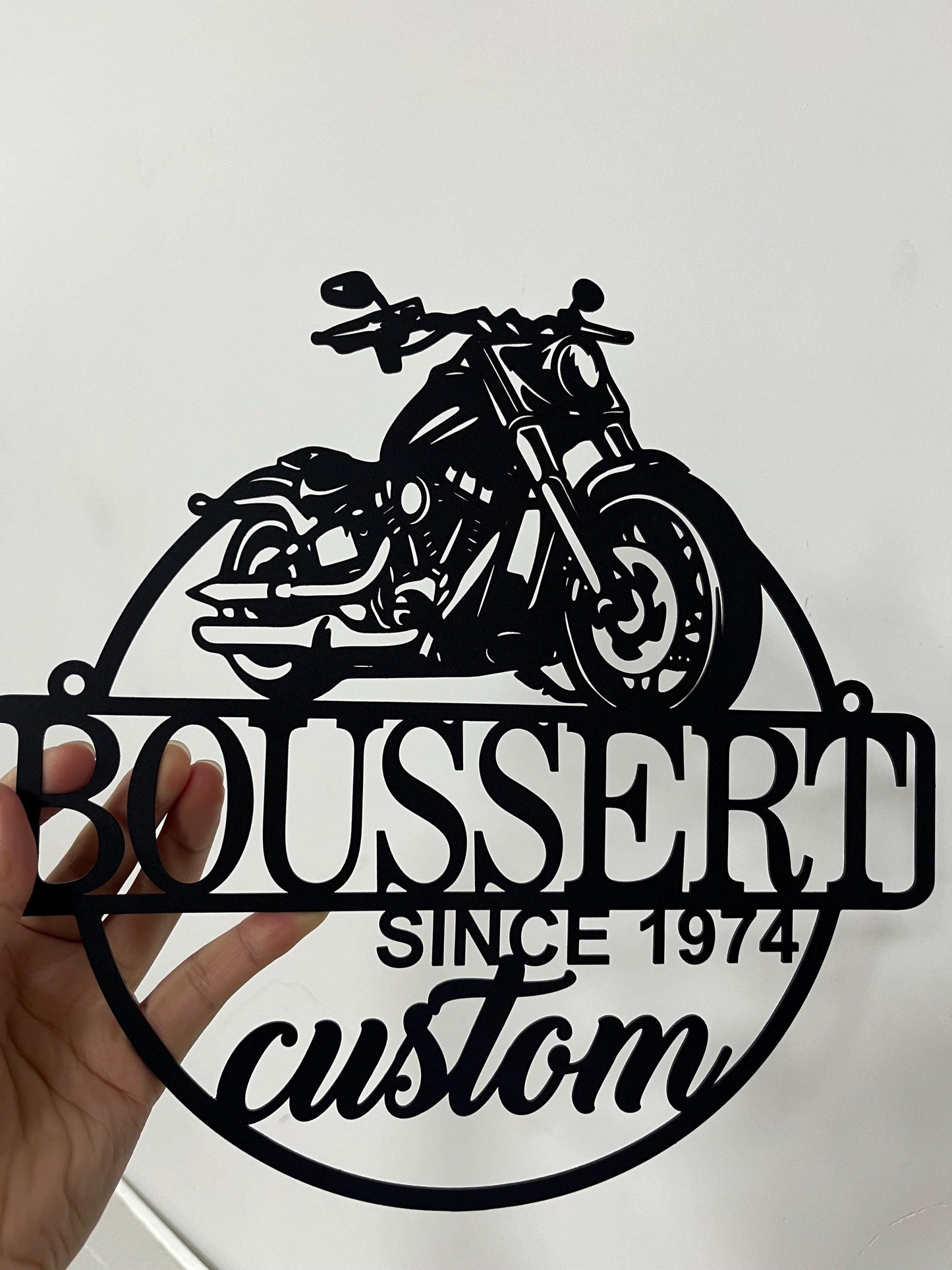 Personalized Motorcycle Metal Sign,Custom Motorcycle Garage Sign,Motorbike Wall Art,Motorcycle Name Sign,Housewarming Gift,Gift For Biker