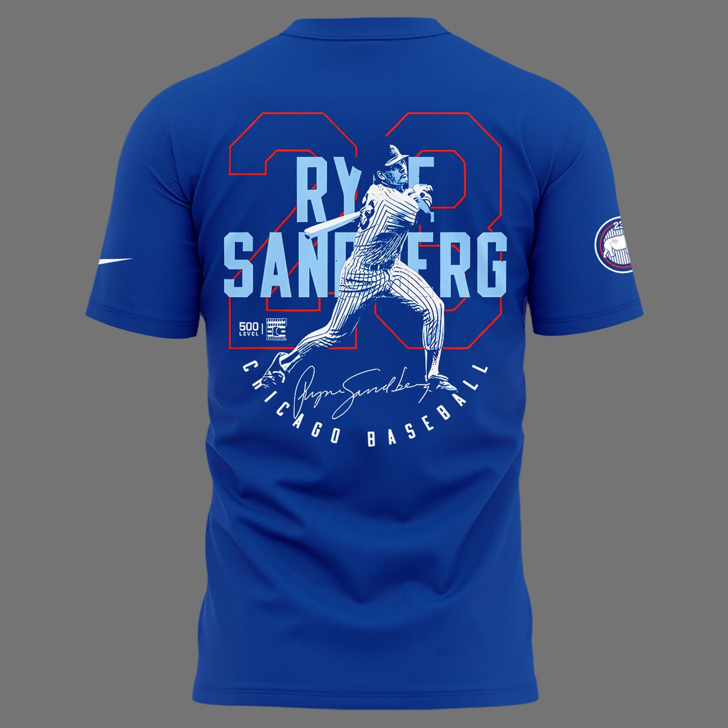 Special New Ryne Sandberg's legendary No. 23 Tshirt 2025