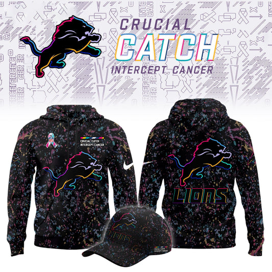 Detroit Lions Crucial Catch Limited Hoodie